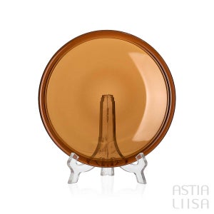 Nuutaj&auml;rvi Luna 茶色プレート 19&nbsp;cm, ヴィンテージ